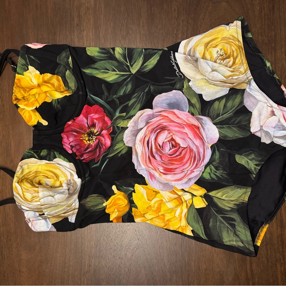 Floral Black Women's Top